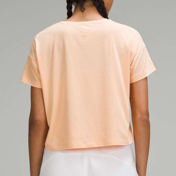 Lululemon Cates T-Shirt - 12 Peach Bellini - Picture 2 of 6